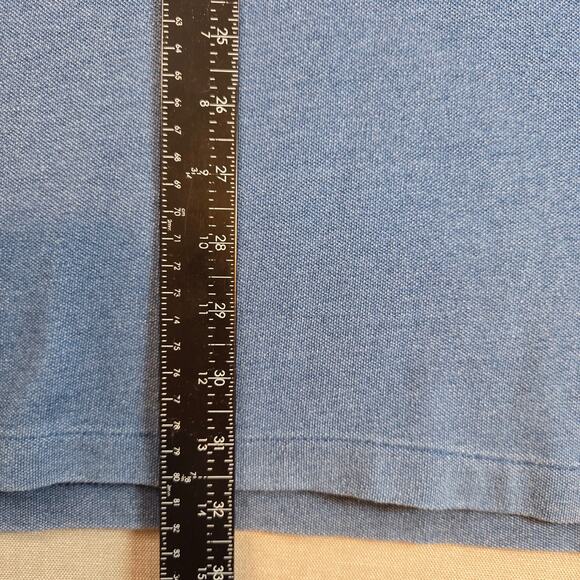 Polo Ralph Lauren Featherweight Mesh Polo Shirt Blue Men’s Size L Cotton - Picture 6 of 11